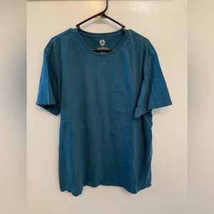 American Giant Heavyweight Pocket Tee in Blue
